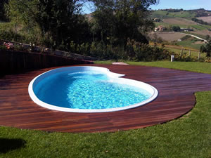 legno per piscine